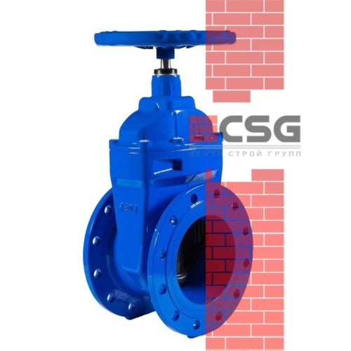 Задвижка чугун 30ч39р обрезиненный клин Ду80 Ру10/16 до +150С SL12 ЛМЗ, DN 80