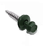 Саморез кровельный 4.8x35 RAL 6005 по дереву пакет (200шт) арт.1220568CDEK