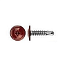 Саморез с прессшайбой 4.2x13 RAL 8017 со сверлом (15кг) арт.1242766