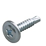 Саморез с прессшайбой 4.2x25 со сверлом оцинк. (14кг) арт.1192907CDEK