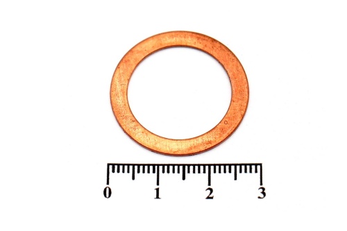 Шайба медная 20х27х0.5