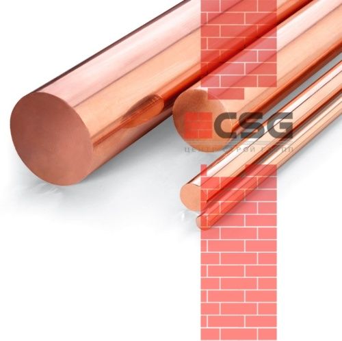 Круг медный 38 тв, длина 3 м, марка М1